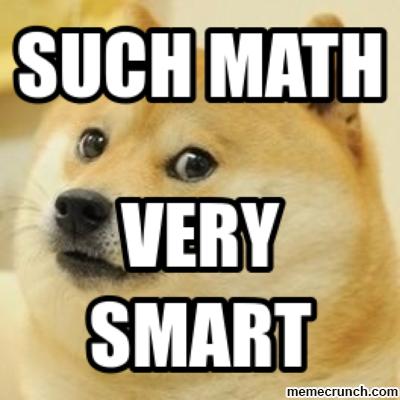 Such math, very smart doge